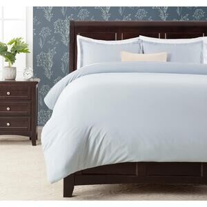 Chanasya Premium Duvet Cover  & 2 Pillow  3-Piece Set - Pearl Blue, King